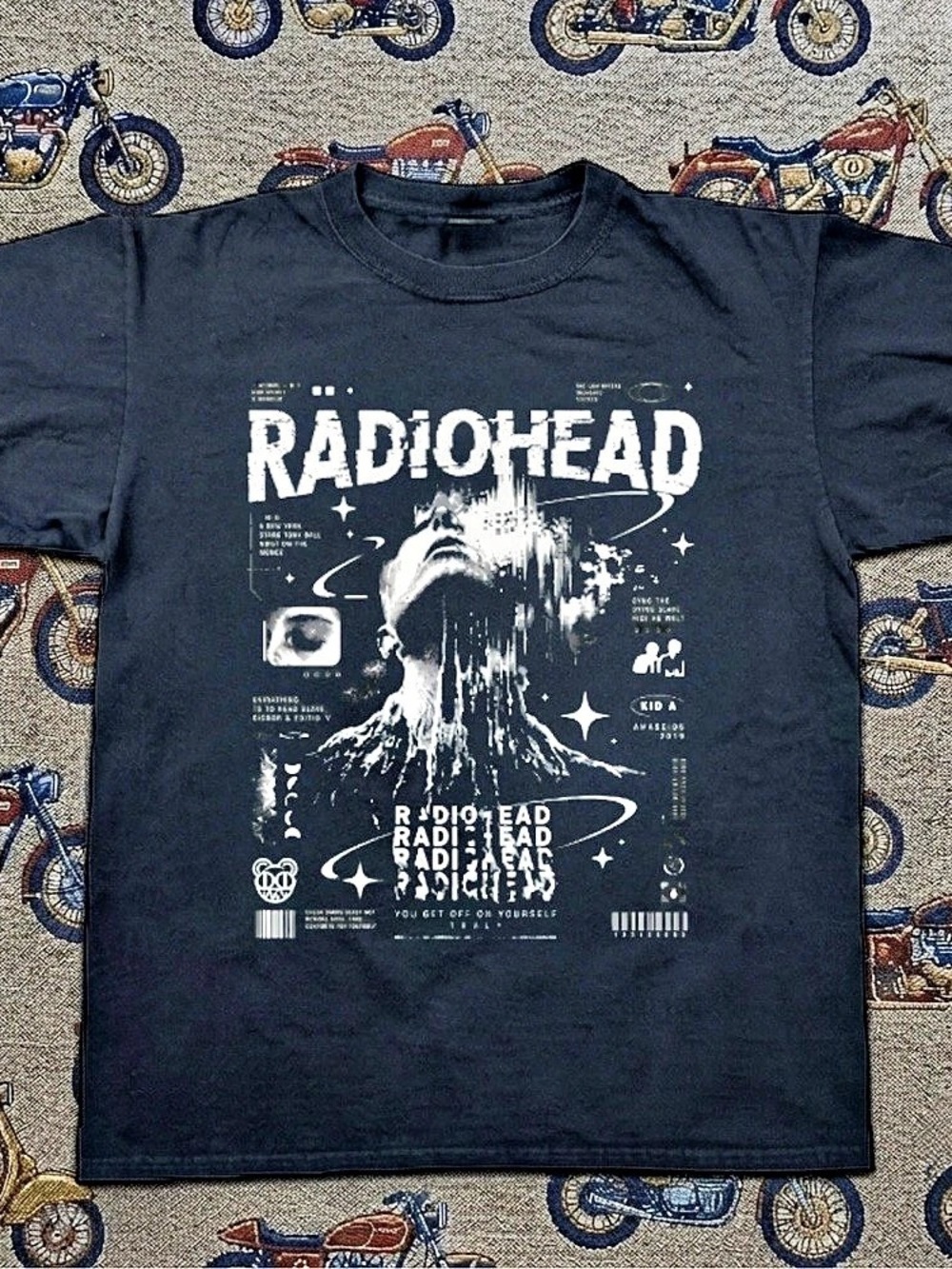 Radiohead graphic tee in Black Like New